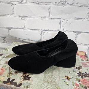 Mercedes Castillo Black Suede Heels